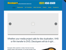 Tablet Screenshot of discdupers.com